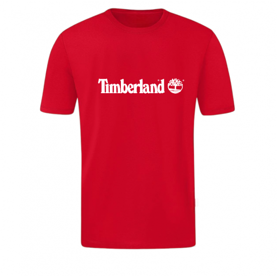 T-SHIRT 100% ΒΑΜΒΑΚΙ ΜΕ LOGO - ΚΟΚΚΙΝΟ- TIMBERLAND ΜΕΓΑΛΟ T-SHIRT 100% ΒΑΜΒΑΚΙ ΜΕ LOGO - ΚΟΚΚΙΝΟ- TIMBERLAND ΜΕΓΑΛΟ
